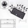 Ripoll Suspension, Boule lumineuse, Suspension Fumé, 6 lumières