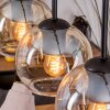 Koyoto Suspension, Boule lumineuse, Suspension Écru, Noir, 4 lumières