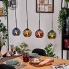 Koyoto Suspension, Boule lumineuse, Suspension Écru, Noir, 4 lumières