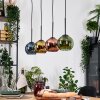 Koyoto Suspension, Boule lumineuse, Suspension Écru, Noir, 4 lumières