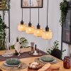 Sabadim Suspension, Suspension Écru, Noir, 4 lumières