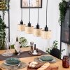 Sabadim Suspension, Suspension Écru, Noir, 4 lumières