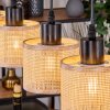 Sabadim Suspension, Suspension Écru, Noir, 4 lumières