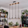 Koyoto Suspension, Boule lumineuse, Suspension Écru, Noir, 4 lumières