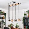 Koyoto Suspension, Boule lumineuse, Suspension Écru, Noir, 4 lumières