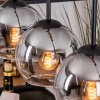 Koyoto Suspension, Boule lumineuse, Suspension Écru, Noir, 4 lumières