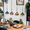Koyoto Suspension, Boule lumineuse, Suspension Écru, Noir, 4 lumières