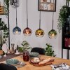 Koyoto Suspension, Boule lumineuse, Suspension Écru, Noir, 4 lumières