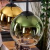 Koyoto Suspension, Boule lumineuse, Suspension Écru, Noir, 4 lumières