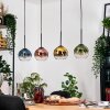 Koyoto Suspension, Boule lumineuse, Suspension Écru, Noir, 4 lumières