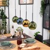 Koyoto Suspension, Boule lumineuse, Suspension Écru, Noir, 4 lumières