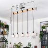 Bassagoda Suspension, Suspension Écru, Noir, 5 lumières