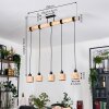 Granja Suspension, Suspension Écru, Noir, 5 lumières