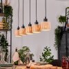 Granja Suspension, Suspension Écru, Noir, 5 lumières