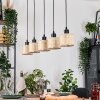 Sabadim Suspension, Suspension Écru, Noir, 5 lumières