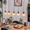 Sabadim Suspension, Suspension Écru, Noir, 5 lumières