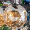 Ripoll Suspension, Boule lumineuse, Suspension Ambre, 6 lumières