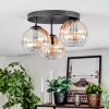 Koyoto Plafonnier, Boule lumineuse 30 cm Ambre, Clair, 3 lumières