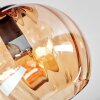 Koyoto Plafonnier, Boule lumineuse 30 cm Ambre, 3 lumières
