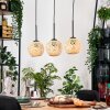 Basto Suspension, Suspension Écru, Noir, 3 lumières