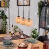 Basto Suspension, Suspension Écru, Noir, 3 lumières