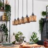 Cando Suspension, Suspension Écru, Noir, 5 lumières