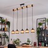 Ramila Suspension, Suspension Écru, Noir, 5 lumières