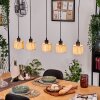 Bongal Suspension, Suspension Écru, Noir, 5 lumières
