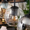 Koyoto Suspension, Boule lumineuse, Suspension Écru, Noir, 4 lumières