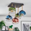 Koyoto Plafonnier, Boule lumineuse Or, Noir, 5 lumières