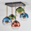 Koyoto Plafonnier, Boule lumineuse Or, Noir, 5 lumières