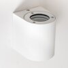 Applique murale d'extérieur Mora LED Blanc, 2 lumières