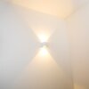 Applique murale d'extérieur Mora LED Blanc, 2 lumières