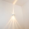 Applique murale d'extérieur Mora LED Blanc, 2 lumières