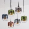 Lauden Suspension, Suspension Bleu, Vert, Clair, Cuivré, Fumé, 6 lumières Lauden Suspension, Suspension Bleu, Vert, Clair, Cuivré, Fumé, 6 lumières