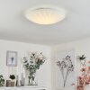Plafonnier Emibois LED Chrome, 1 lumière