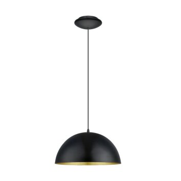 Suspension Eglo GAETANO 1 Or, Noir, 1 lumière