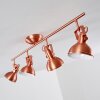 Plafonnier Tina Cuivre, 4 lumières
