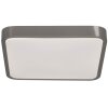 Plafonnier AEG Mikel LED Nickel mat, 1 lumière, Télécommandes