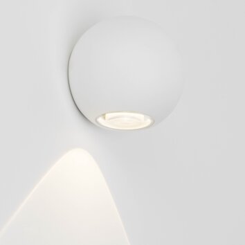Applique murale d'extérieur AEG Gus LED Blanc, 1 lumière