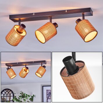 Kinnared Plafonnier, Spot de plafond Noir, 3 lumières