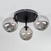 Chehalis Plafonnier, Boule lumineuse Fumé, 3 lumières