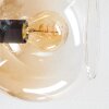 Koyoto Plafonnier, Boule lumineuse Ambre, Clair, Fumé, 6 lumières