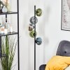 Gastor Boule lumineuse, Lampadaire 33 cm Bleu, Chrome, Vert, Clair, Fumé, 5 lumières