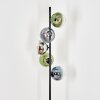 Gastor Boule lumineuse, Lampadaire 33 cm Bleu, Chrome, Vert, Clair, Fumé, 5 lumières
