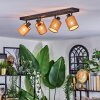 Kinnared Plafonnier, Spot de plafond Noir, 4 lumières