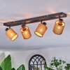 Kinnared Plafonnier, Spot de plafond Noir, 4 lumières