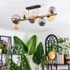 Chehalis Plafonnier, Boule lumineuse Or, Noir, 8 lumières