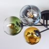 Koyoto Plafonnier, Boule lumineuse 59 cm Bleu, Or, Vert, Clair, 6 lumières