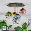 Koyoto Plafonnier, Boule lumineuse 45 cm Laiton, Noir, 5 lumières